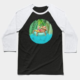 Cute cat on vacation Baseball T-Shirt